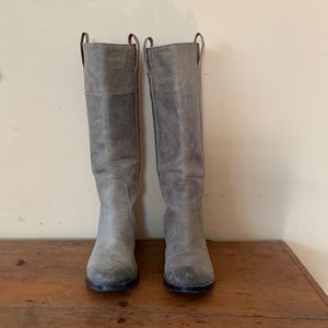 Lucky Brand Hibiscus leather knee boot